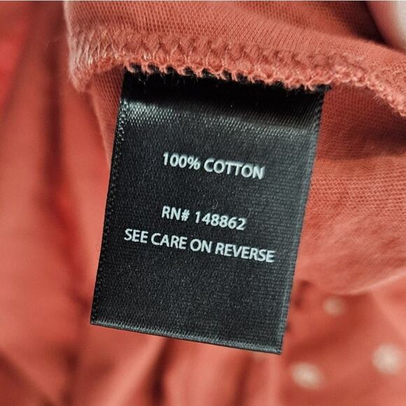 Torrid Jersey V-Neck Relaxed Tie Front Crop Top Terracota Bossa Nova 1X - Picture 8 of 8